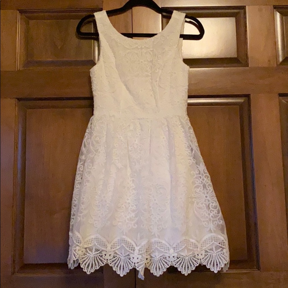 White dress